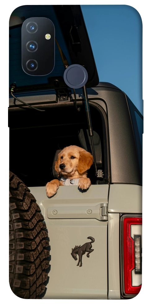 Чохол Dog in the car для OnePlus Nord N100