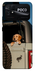 Чохол Dog in the car для Xiaomi Poco C40