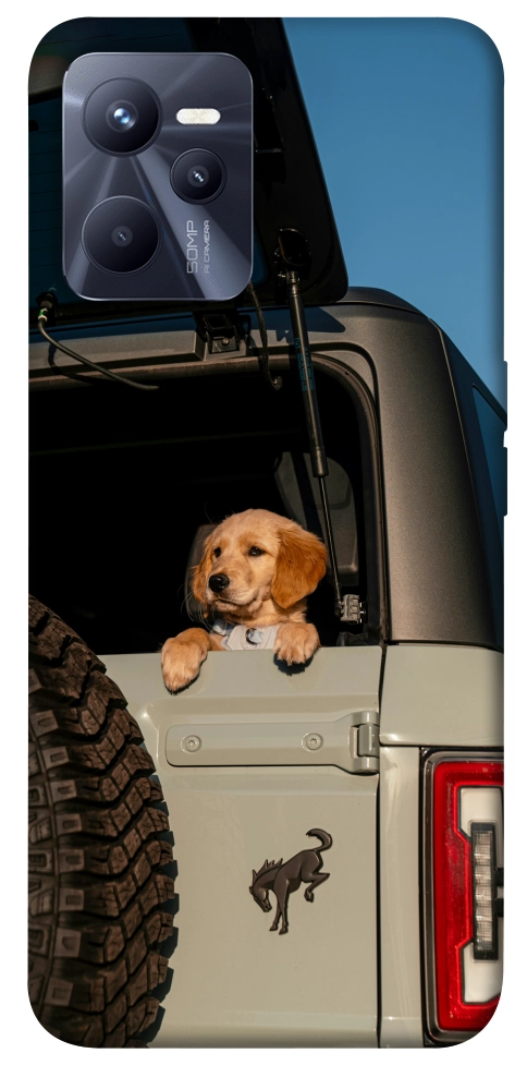 Чохол Dog in the car для Realme C35