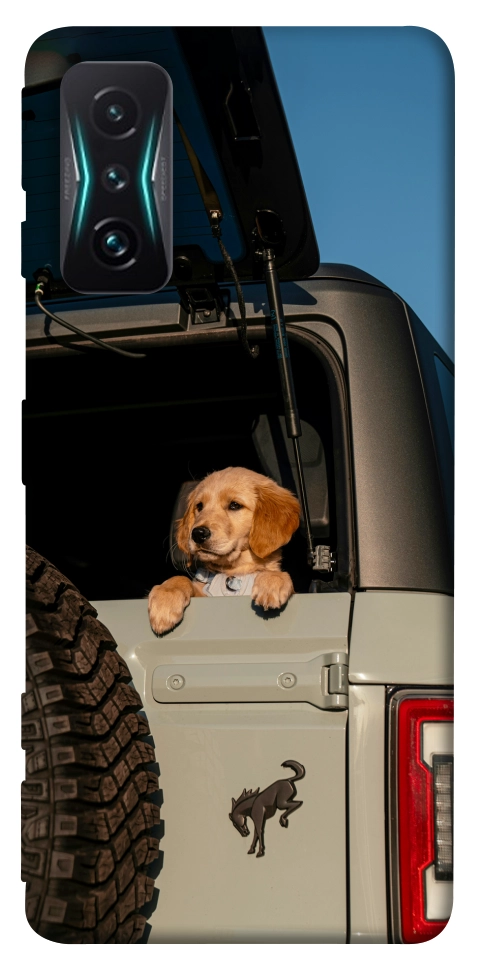Чехол Dog in the car для Xiaomi Redmi K50 Gaming