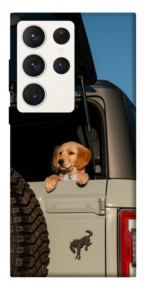 Чохол Dog in the car для Galaxy S23 Ultra