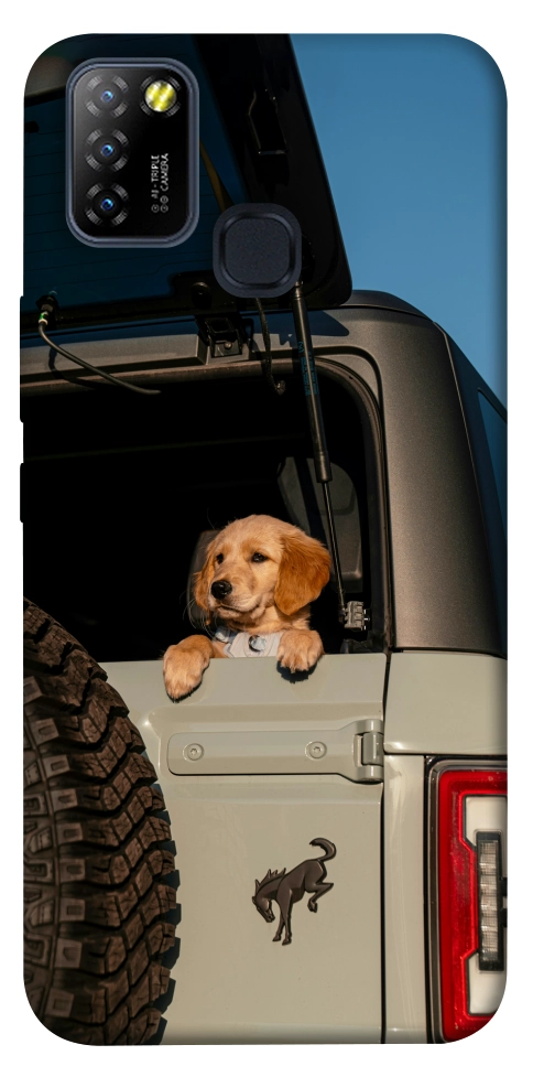 Чехол Dog in the car для Infinix Hot 10 Lite