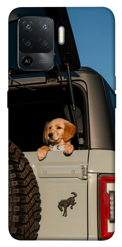 Чехол Dog in the car для Oppo Reno 5 Lite