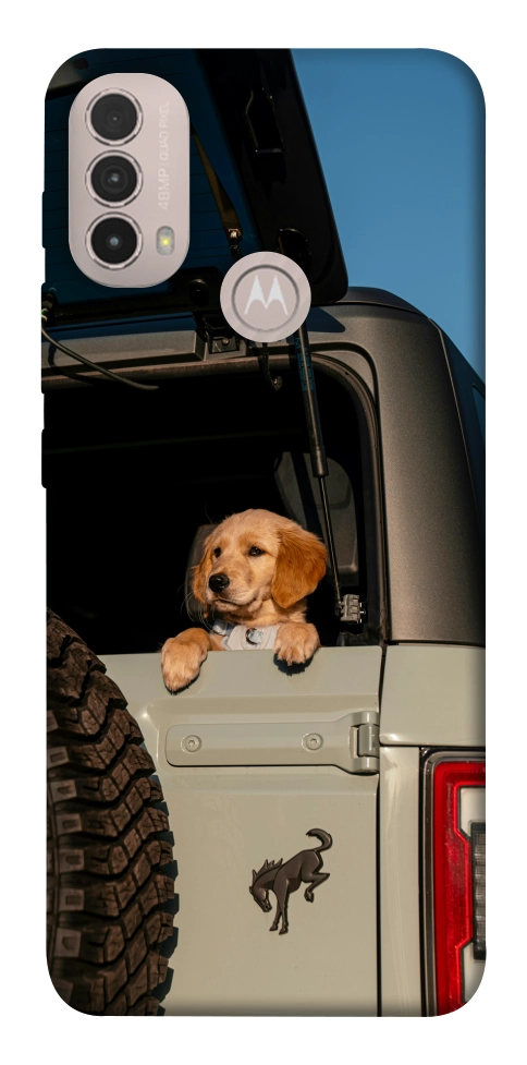 Чехол Dog in the car для Motorola Moto E40