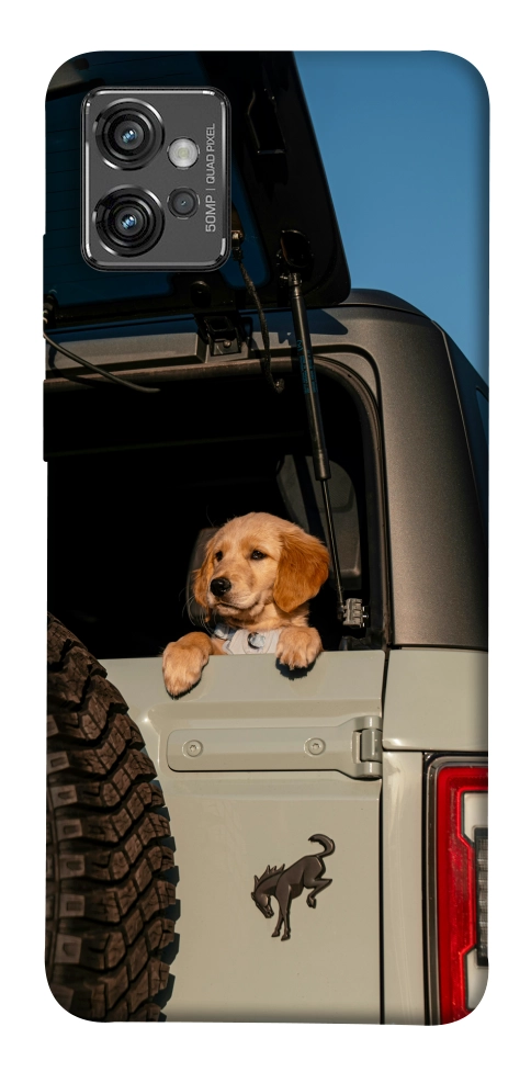 Чехол Dog in the car для Motorola Moto G32