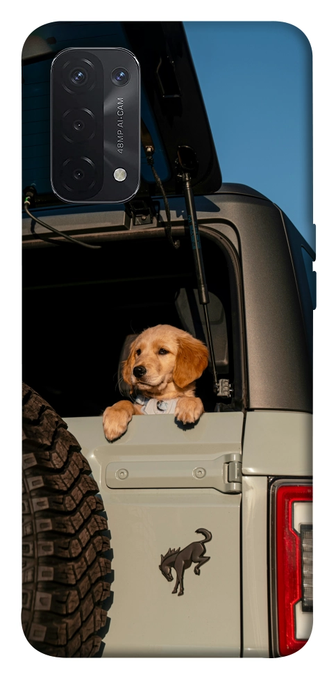 Чехол Dog in the car для Oppo A74 5G
