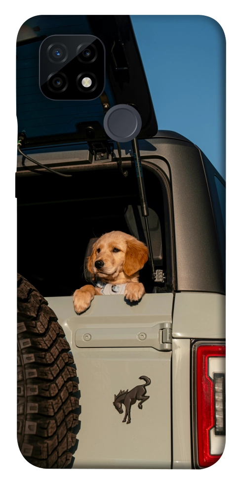 Чехол Dog in the car для Realme C21