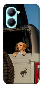 Чехол Dog in the car для Realme C33