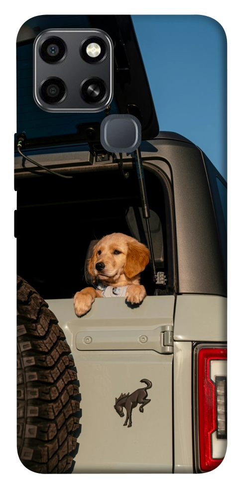 Чохол Dog in the car для Infinix Smart 6