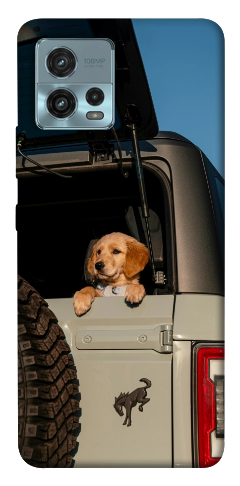 Чохол Dog in the car для Motorola Moto G72