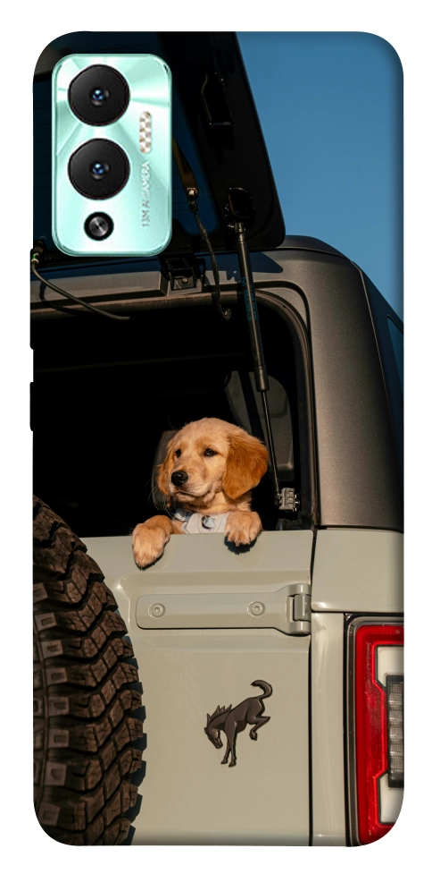 Чехол Dog in the car для Infinix Hot 12 Play