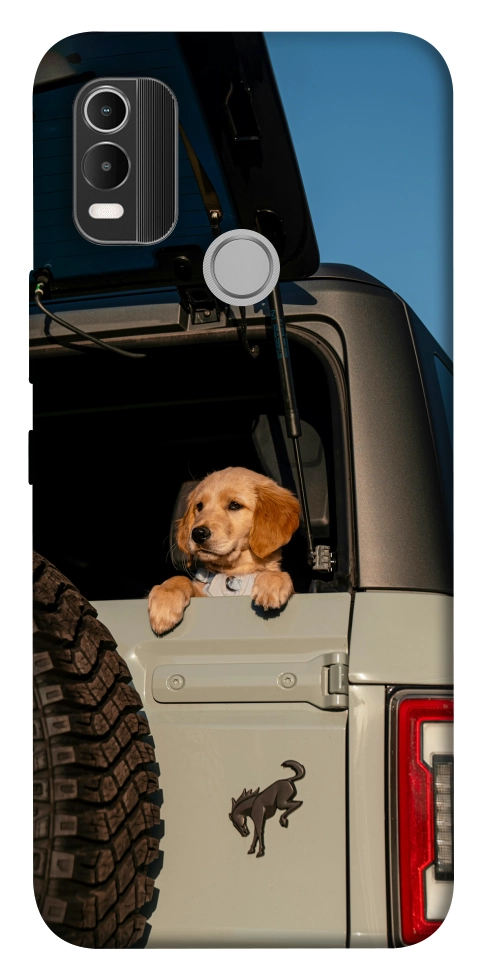 Чехол Dog in the car для Nokia C21 Plus