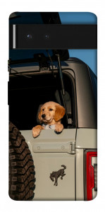 Чехол Dog in the car для Google Pixel 6