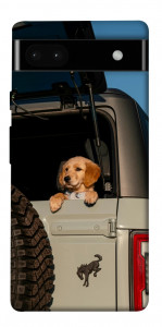 Чохол Dog in the car для Google Pixel 6A