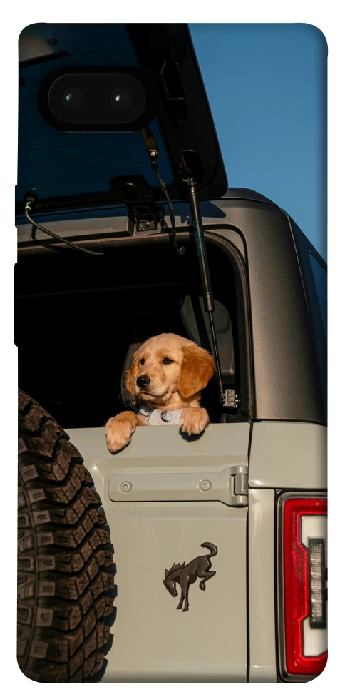 Чехол Dog in the car для Google Pixel 7A