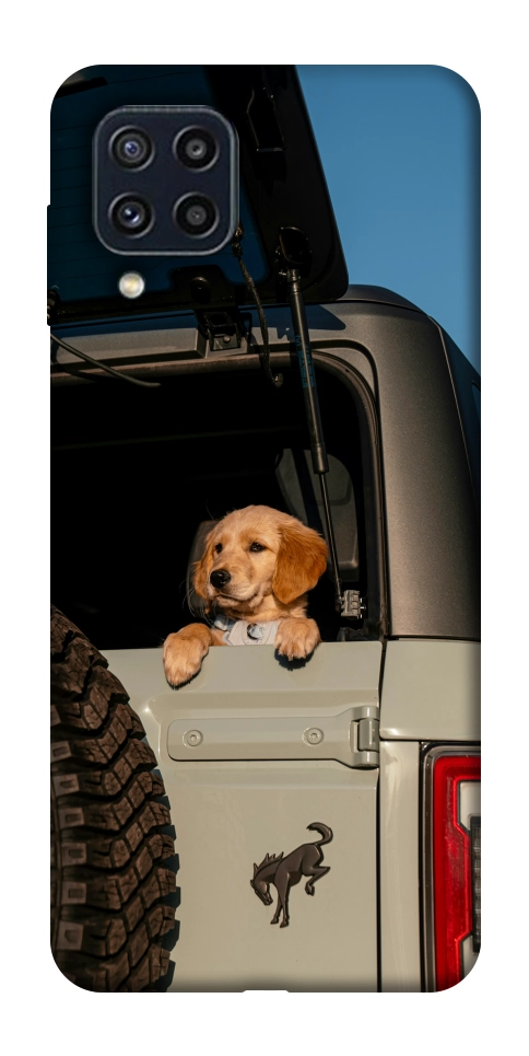Чохол Dog in the car для Galaxy M32