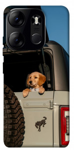 Чохол Dog in the car для Tecno Spark Go 2023