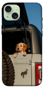Чохол Dog in the car для iPhone 15 Plus