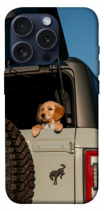 Чохол Dog in the car для iPhone 15 Pro