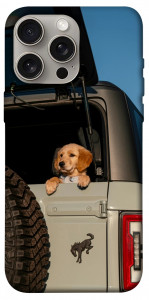 Чехол Dog in the car для iPhone 15 Pro Max