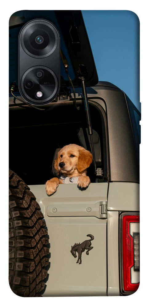 Чехол Dog in the car для Oppo A58 4G