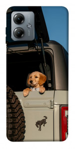 Чехол Dog in the car для Motorola Moto G14