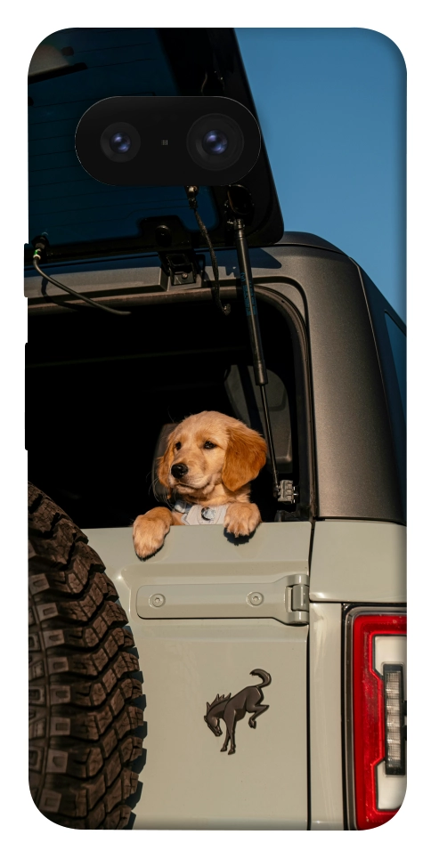 Чехол Dog in the car для Google Pixel 8