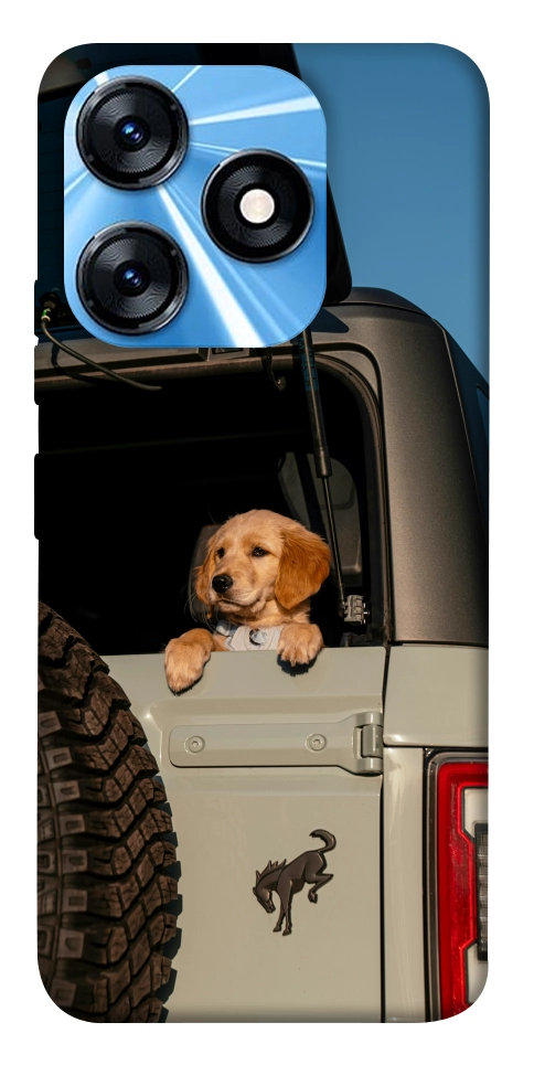 Чохол Dog in the car для TECNO Spark 10