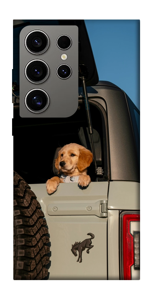 Чехол Dog in the car для Galaxy S24 Ultra