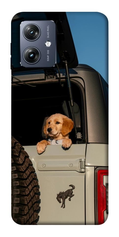 Чохол Dog in the car для Motorola Moto G54
