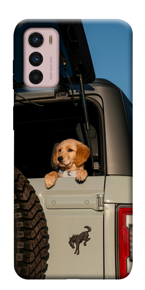 Чохол Dog in the car для Motorola Moto G42
