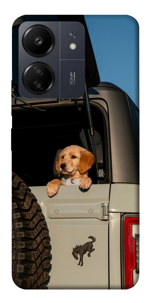 Чехол Dog in the car для Xiaomi Poco C65