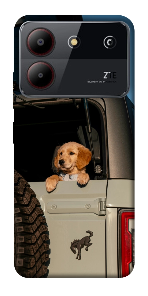 Чохол Dog in the car для ZTE Blade A54 4G
