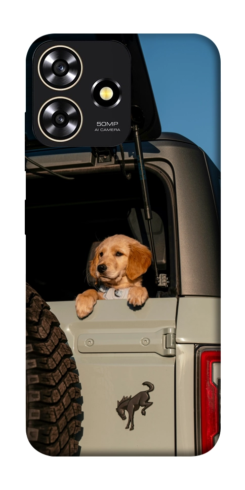Чохол Dog in the car для ZTE Blade A73 4G