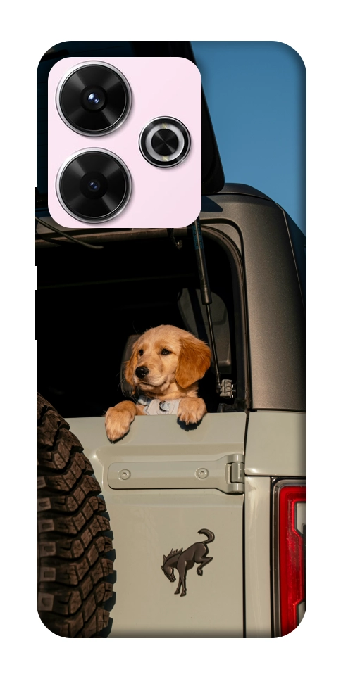 Чехол Dog in the car для Xiaomi Redmi 13 4G