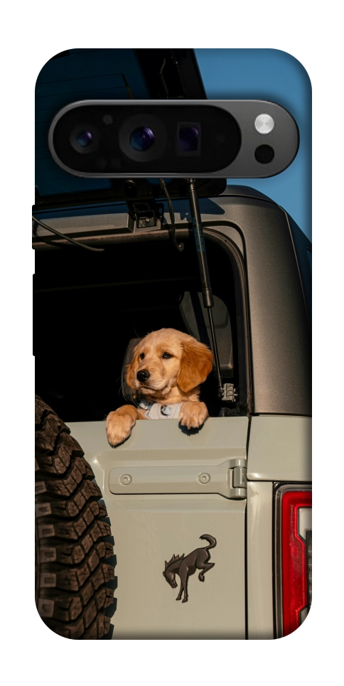 Чехол Dog in the car для Google Pixel 9 Pro