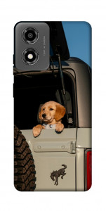 Чехол Dog in the car для Motorola Moto E14