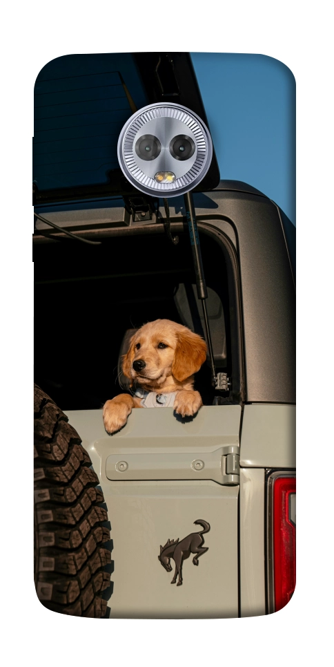Чехол Dog in the car для Motorola Moto G6 Plus
