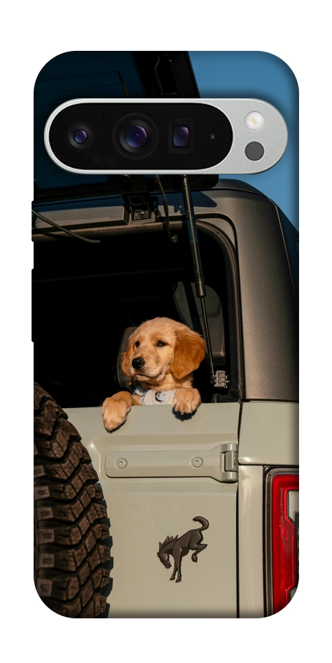 Чехол Dog in the car для Google Pixel 9 Pro XL