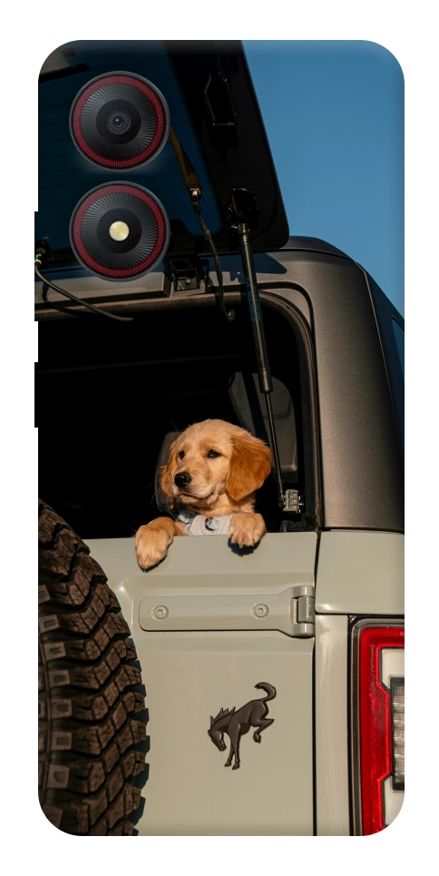 Чехол Dog in the car для ZTE Blade A34 4G