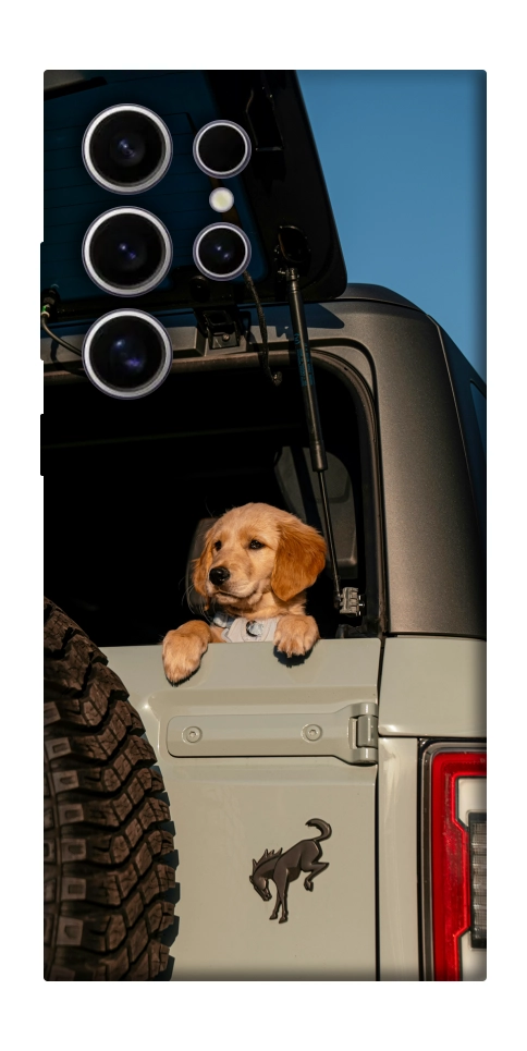 Чехол Dog in the car для Galaxy S25 Ultra