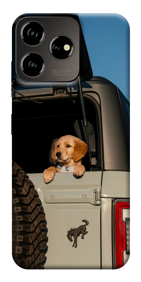 Чехол Dog in the car для ZTE Blade V50 Design 4G