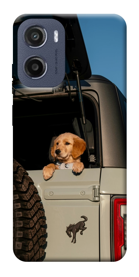 Чохол Dog in the car для Motorola Moto G05