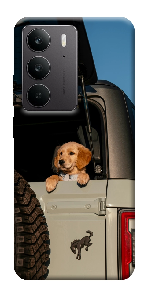 Чехол Dog in the car для Realme C75