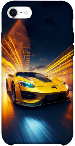 Чехол Yellow Porsche для iPhone SE (2020)