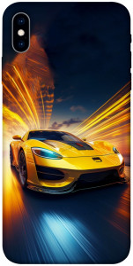 Чехол Yellow Porsche для iPhone X