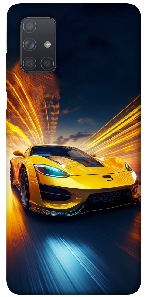 Чехол Yellow Porsche для Galaxy A71 (2020)