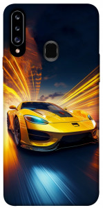 Чехол Yellow Porsche для Galaxy A20s (2019)