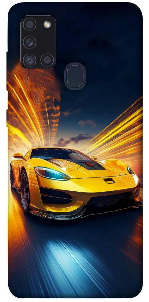 Чехол Yellow Porsche для Galaxy A21s (2020)