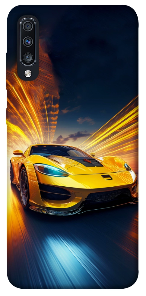 Чохол Yellow Porsche для Galaxy A70 (2019)